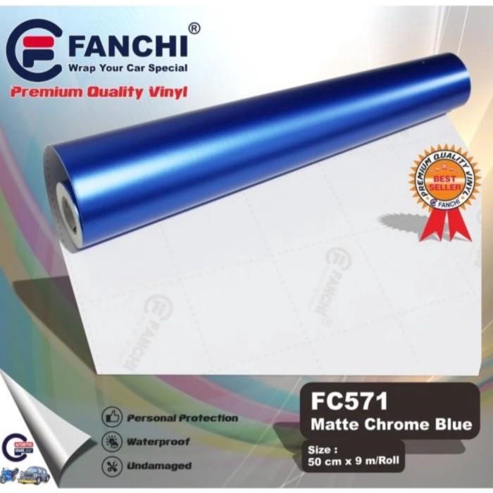 

[Roll] Sticker Fanchi Matt Chrome Metalik Doff Metallic Matt Roll