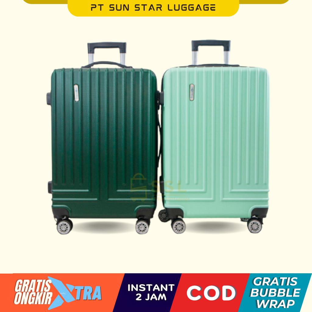 Koper Fiber ABS Polo Geneva 099 Ukuran Kabin / Koper Kabin Ukuran 20 Inch / Koper Bagasi Ukuran 24