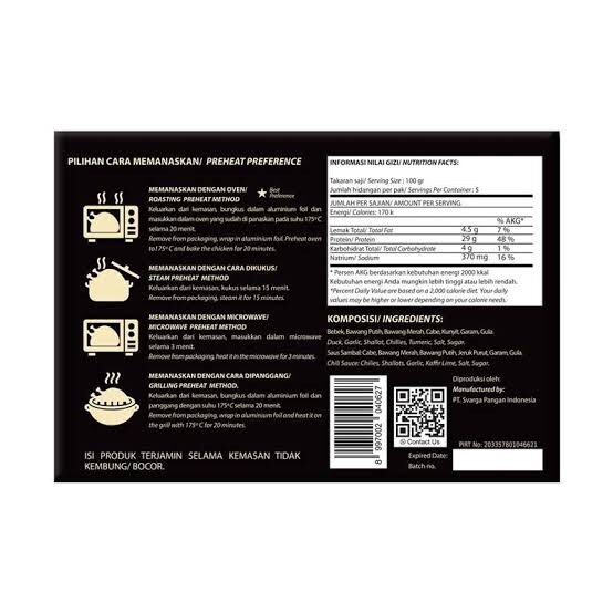 

Ayam Betutu Djangkep 1/2 Ekor Khas Bali 250gr wmf04