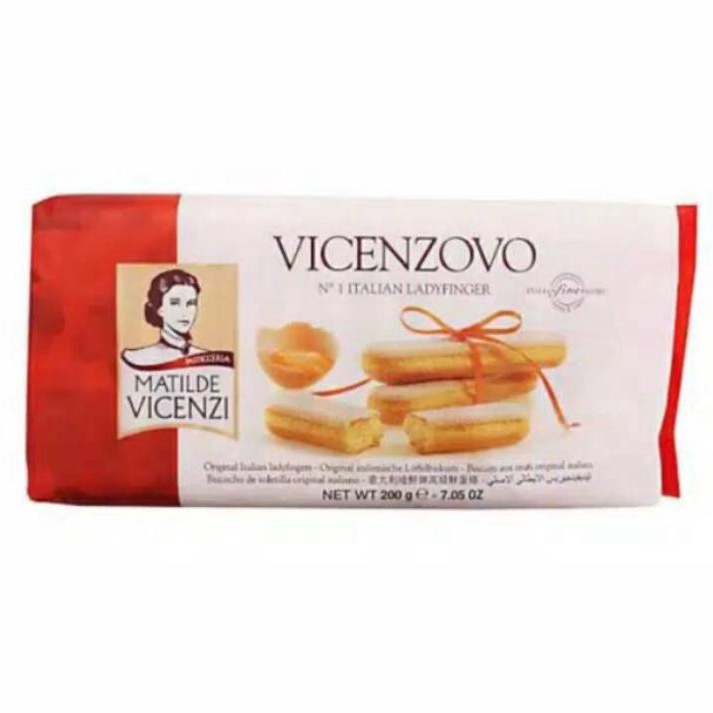 

✨COD✨ Vincenzovo Lady Finger - Biscuit Tiramisu Matilde Vincenzi - biskuit 200gram !