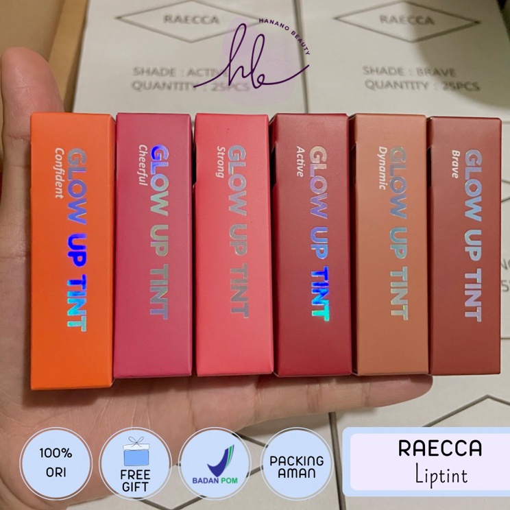 ➫➻❀✺ Official Partner BPOM Lippie Serum Lipgel / Glow Up Tint Instant Blurring Effect Powder Raecca 