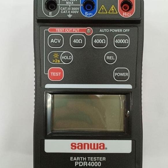 Digital Earth tester SANWA PDR 4000