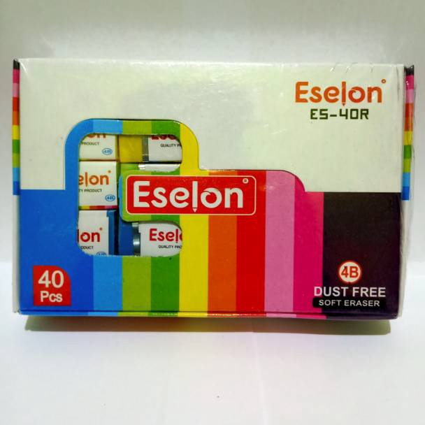 

Best produk SATU PACK ( 40 PCS ) PENGHAPUS PENSIL KECIL WARNA ESELON ES-40R Penghapus Warna Kecil RPQ