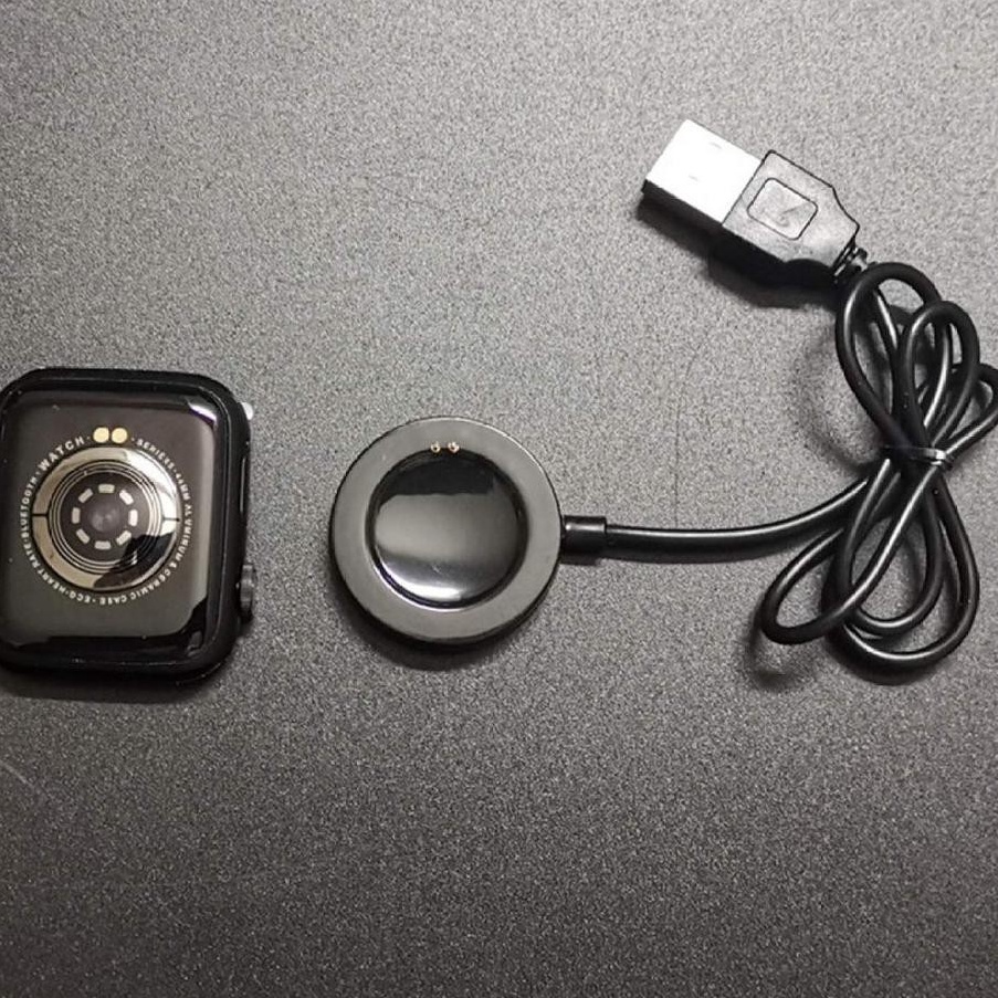 _ Kabel Charger Smartwatch Series T500 T55 X7 Smartwatch Dengan Kabel Charger Original Charger w Pre