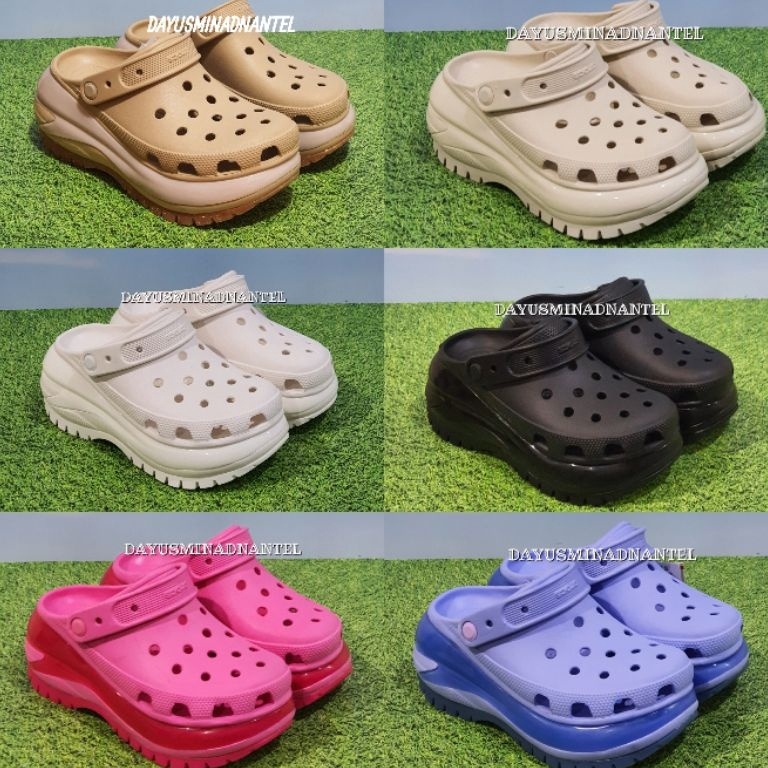 Harga Termurah_CROCS MEGA CRUSH / CROCS CLASSIC MEGA CRUSH CLOG  / SANDAL CROCS