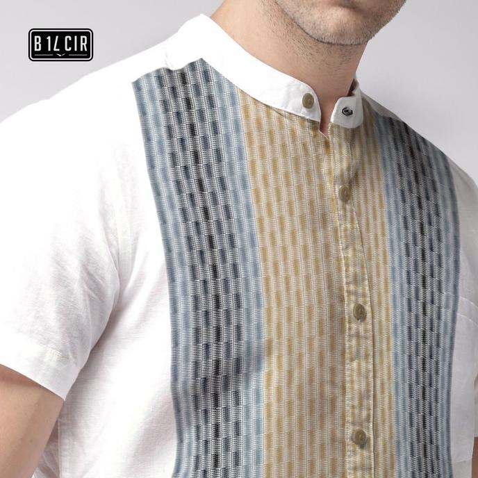 Kemeja Koko Pria / Koko Lengan Pendek Pria / Baju Koko B3C-Kk 2003 Ccm