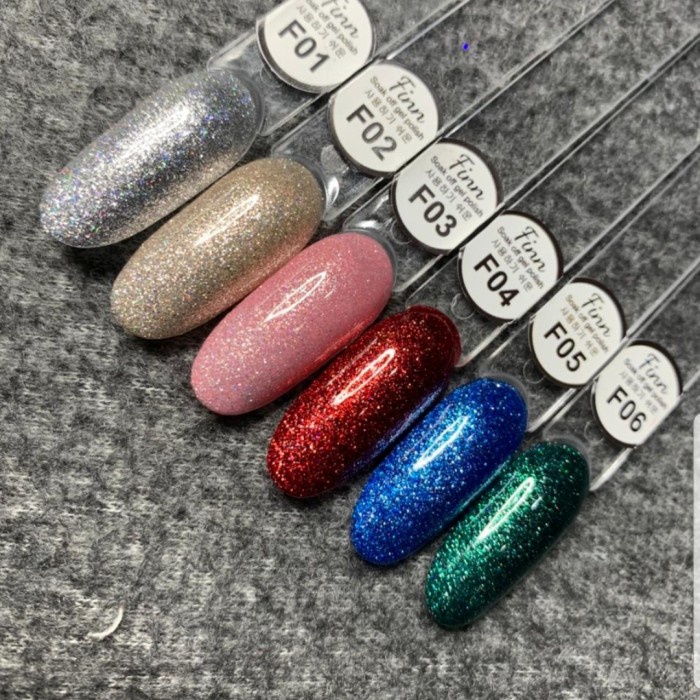 Kutek Gel-Finn Gel Polish F01-F06