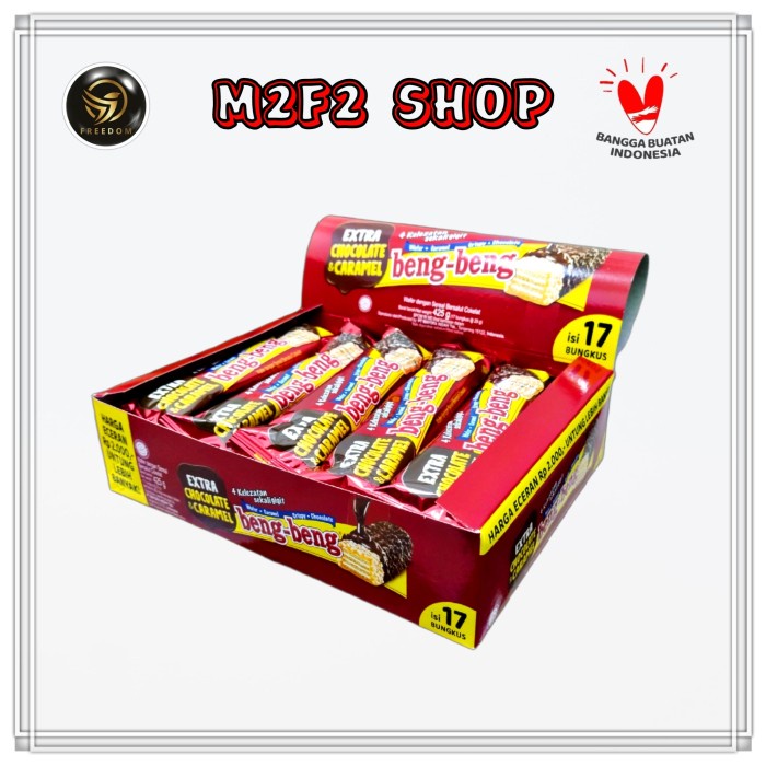 

Beng-Beng Wafer Caramel Crispy Chocolate - 20 Gr (Harga 6 Pa)