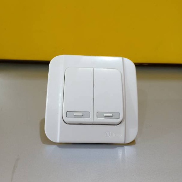 ✵JCL Saklar seri 2 gang Broco galleo ✲ Paling Popular