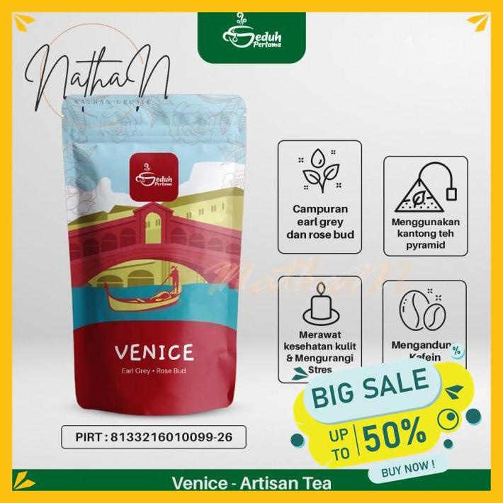 

VENICE - ARTISAN TEA PREMIUM | EARL GREY, ROSE BUD BEST SELLER !!