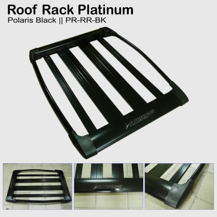 Roof Rack Roofrack - Rak Mobil - Platinum - Polaris