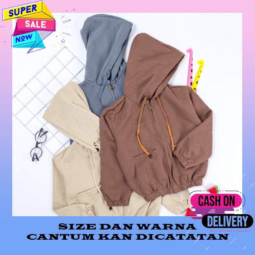 Sweater hoodie  anak laki laki perempuan keren jaket hoodie anak cewek cowok usia 1 tahun s/d 15 tah