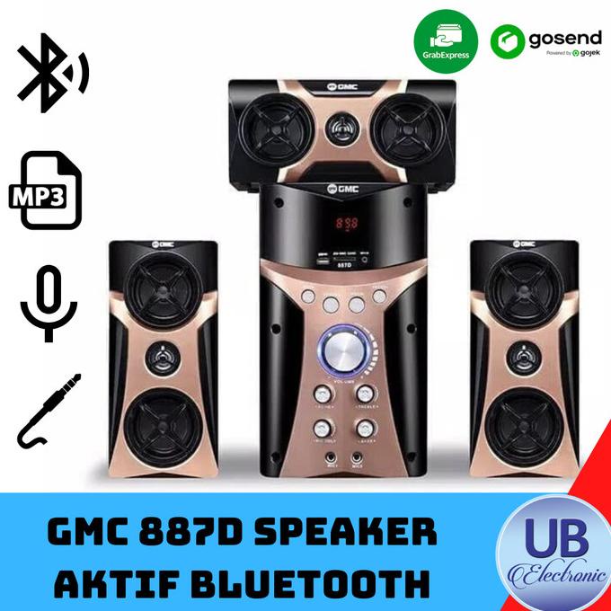 SPEAKER GMC 887D SPEAKER AKTIF BLUETOOTH KARAOKE