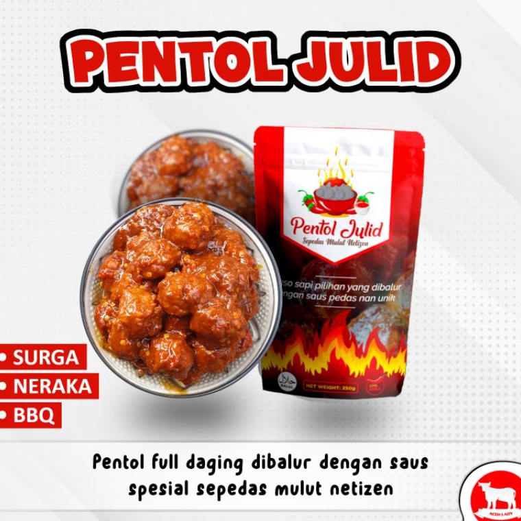 

HARGA GROSIR Pentol Julid - Sepedas Mulut Netizen !!!