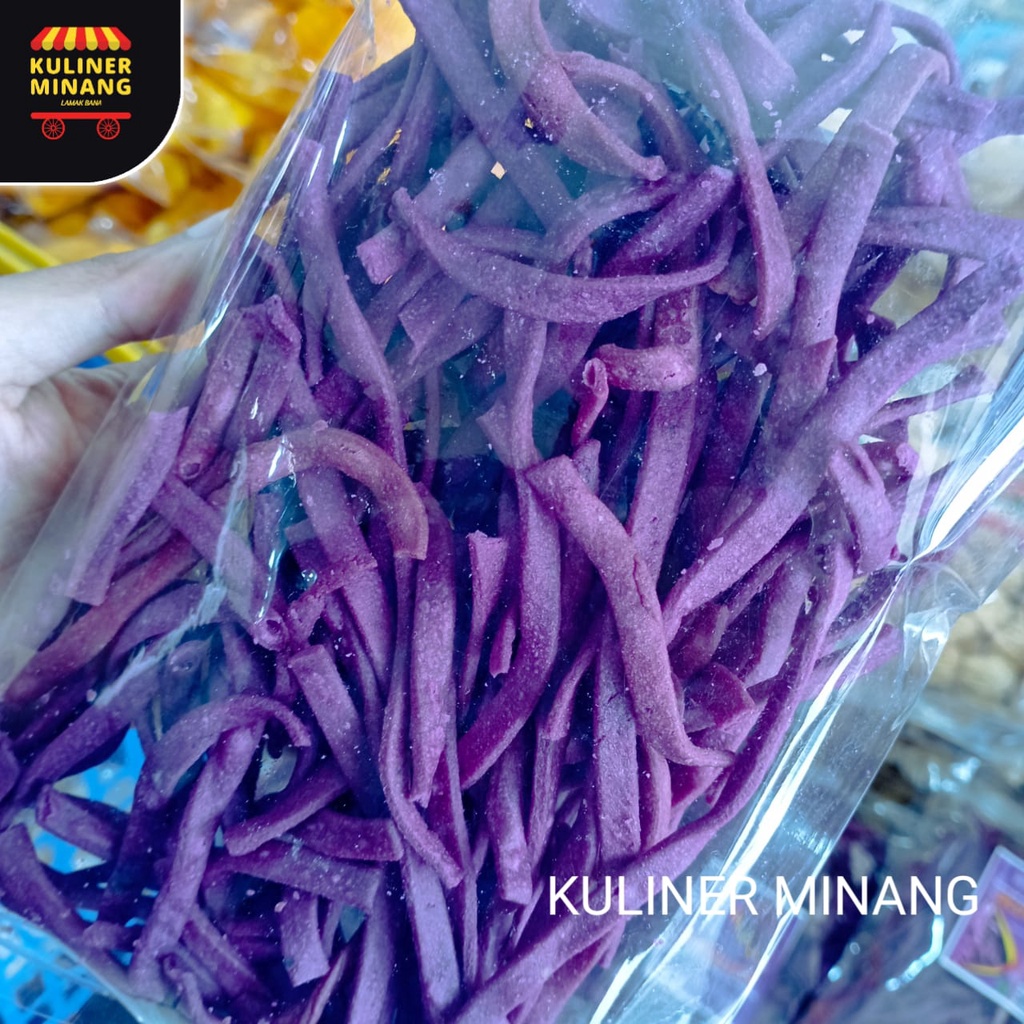 

Stik Tunjuak Ubi Unggu Ungu Enak Oleh Oleh Cemilan Makanan Payakumbuh Padang Khas Pariaman Jajanan urang awak Snack Kuliner Minang Kabau Murah Gurih Renyah Spicy Resmi 100% Halal Original AX01