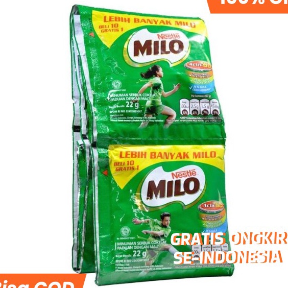 

╚ LX 1861 Milo saset 22gr ( rentengan) 12.12 MALL ♥