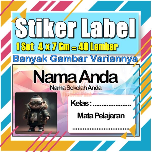 

Stiker Label Nama Buku Pelajaran Anak Karakter Hewan Lucu Cute Murah Sticker Kecil Banyak 20 Lembar Anime Vol-90