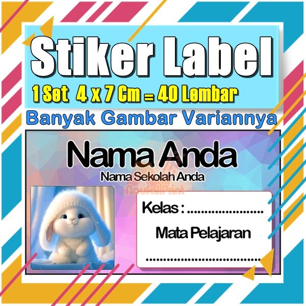 

Stiker Label Nama Buku Pelajaran Anak Karakter Hewan Lucu Cute Murah Sticker Kecil Banyak 20 Lembar Anime Vol-142