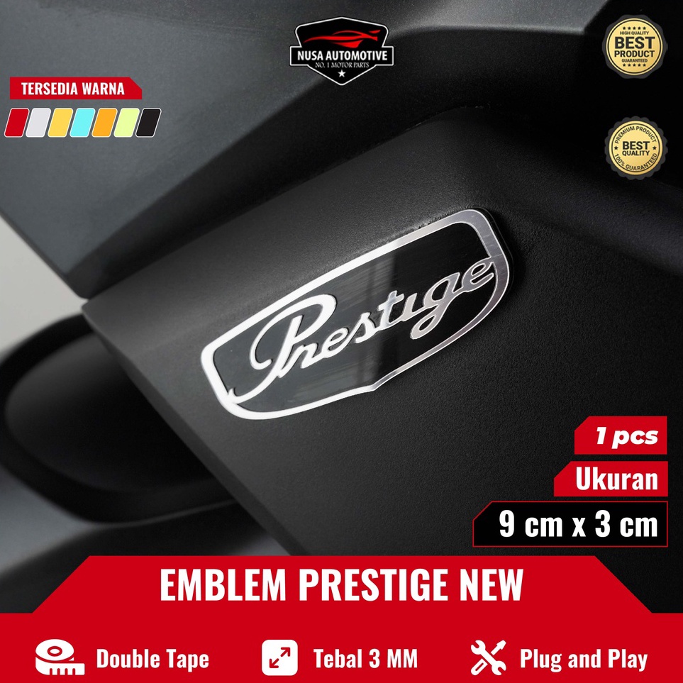 ✯IjS EMBLEM PRESTIGE HONDA 3D EMBLEM TIMBUL  PRESTIGE ORIGINAL LOGO PRESTIGE THAILAND EMBLEM PRESTIG