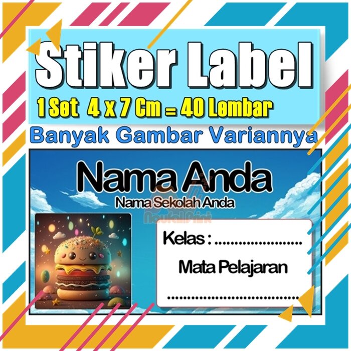 

Stiker Label Nama Buku Pelajaran Anak Karakter Hewan Lucu Cute Murah Sticker Kecil Banyak 20 Lembar Anime Vol-357