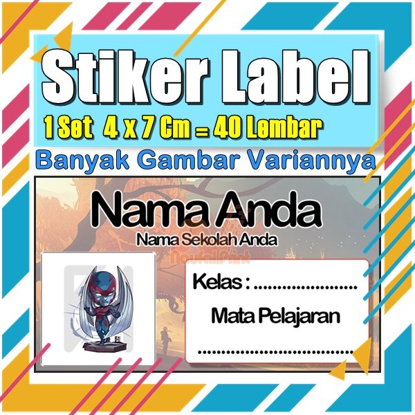 

Stiker Label Nama Buku Pelajaran Anak Karakter Hewan Lucu Cute Murah Sticker Kecil Banyak 20 Lembar Anime Vol-391
