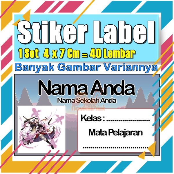 

Stiker Label Nama Buku Pelajaran Anak Karakter Hewan Lucu Cute Murah Sticker Kecil Banyak 20 Lembar Anime Vol-422