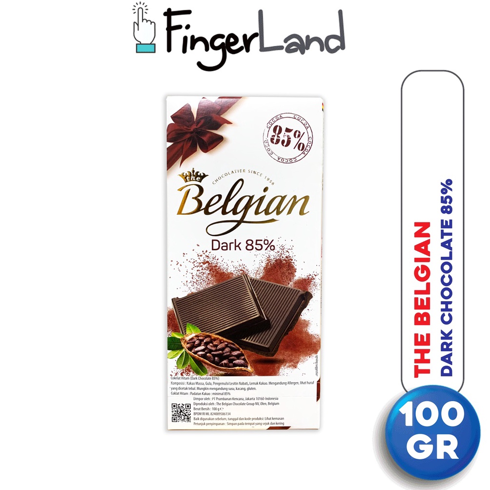 

Jangan Ketinggalan order.. THE BELGIAN Dark Chocolate 85% 100 gram Cokelat Hitam AB7