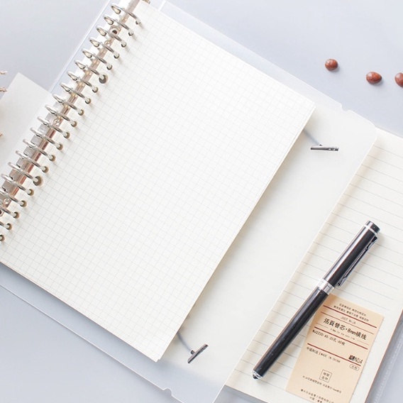 

☬ V 5575 Zumoo Loose leaf B5 / Refill Binder 60 LEMBAR / Bookpaper 80 gsm GRID DOT RULED BLANK 26 Holes 【MEGA SALE】 ╚