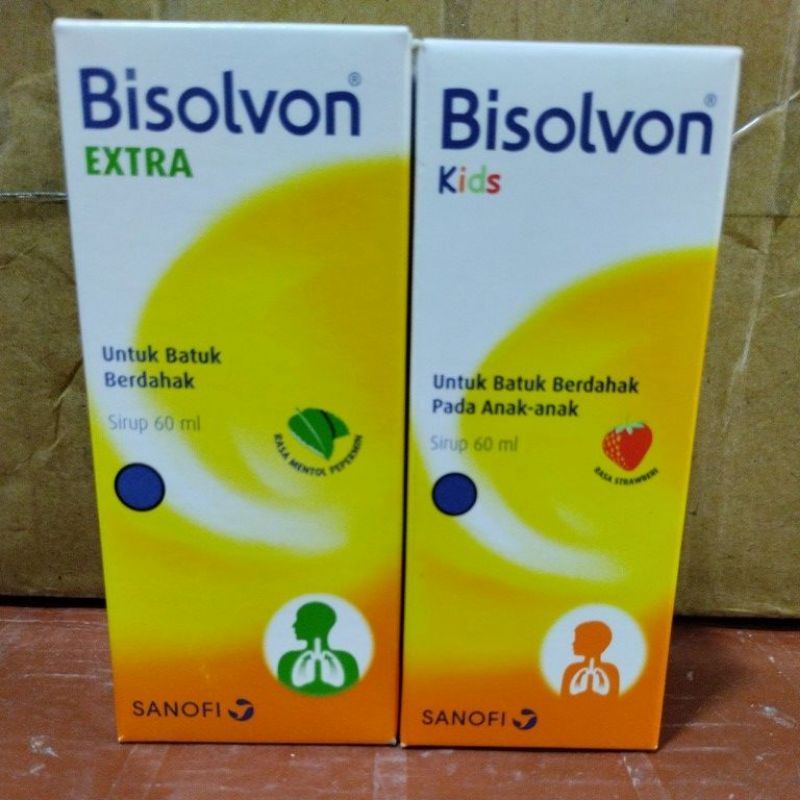 Bisolvon Extra Dan Bisolvon Kids / Untuk Batuk Berdahak / Untuk Batuk Berdahak anak