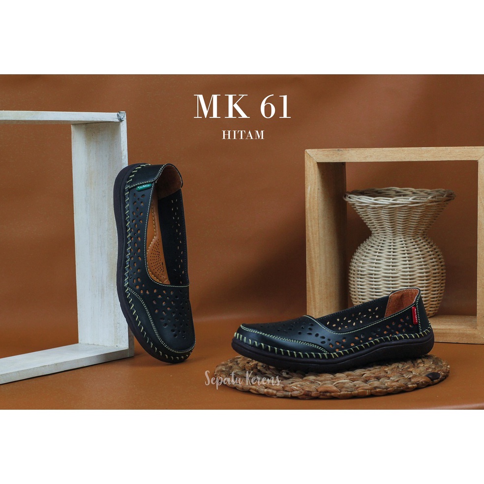Berkualitas Sepatu Kickers Wanita Flat Shoes Kode MK-61 M90