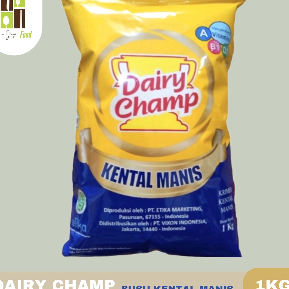 

༺ IX 6435 Dairy Champ Susu Kental Manis 1Kg 《packingaman》