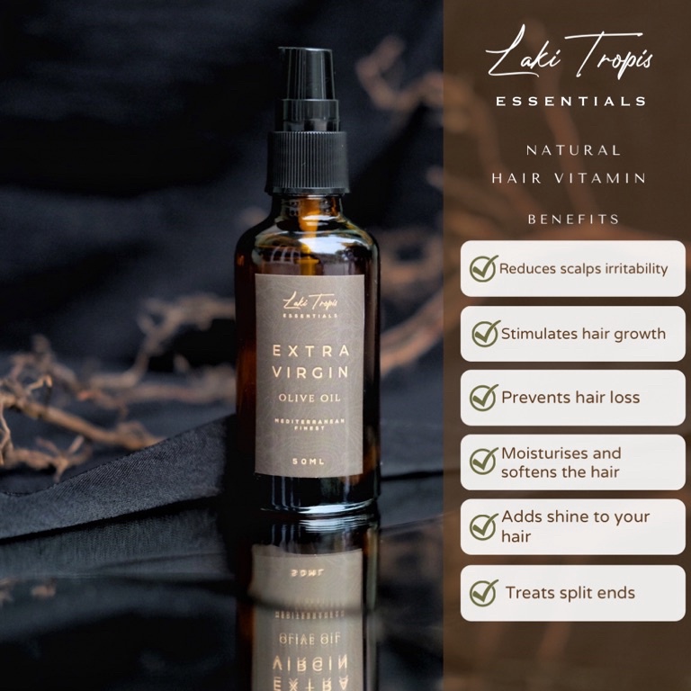 AG97 Extra Virgin Olive Oil Untuk Rambut by Laki Tropis [BELI 3 BOTOL FREE SISIR] Vitamin Rambut 92
