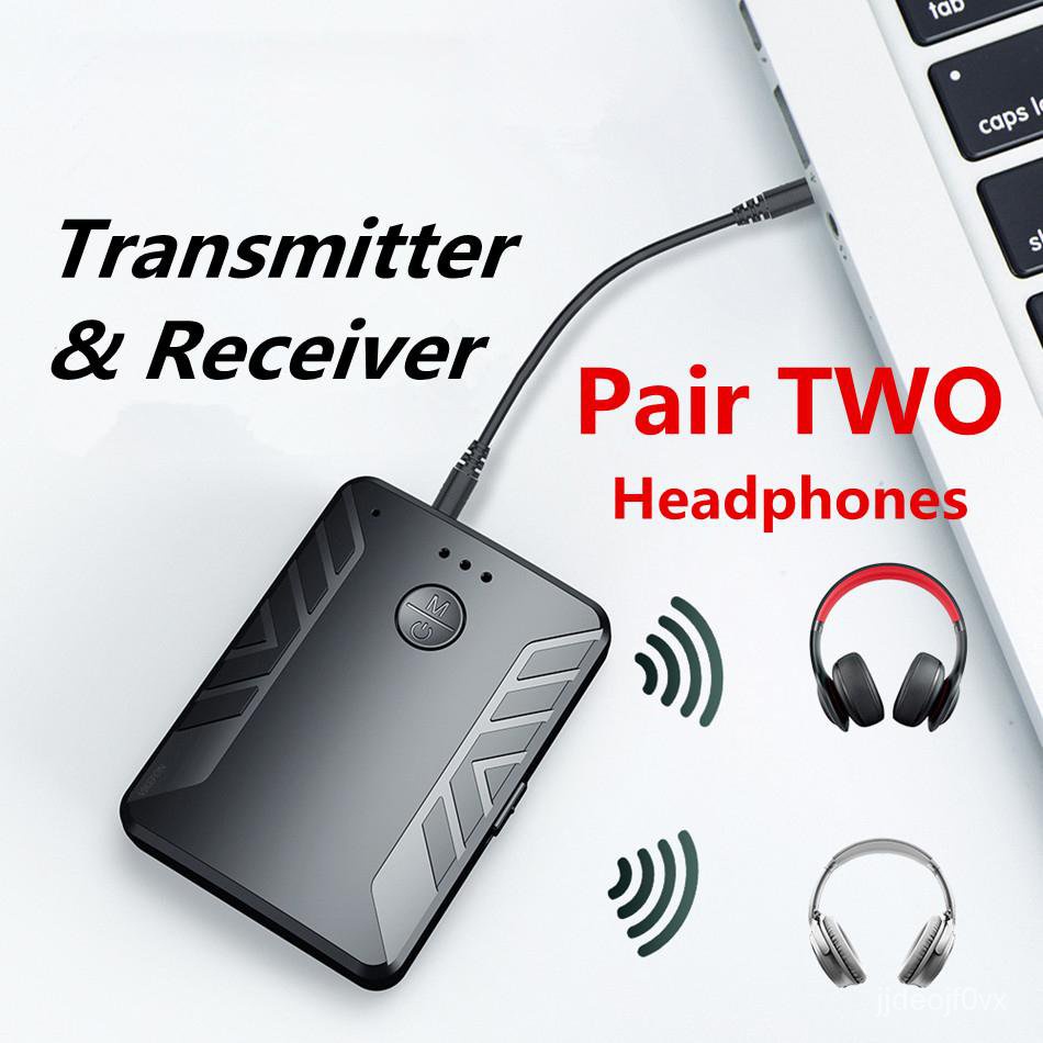 ✅&amp;New Bluetooth Transmitter Receiver Wireless Audio AUX  Bluetooth 5.0 Adapter for PC TV Car  Music Dual Sender Receptor Adaptador