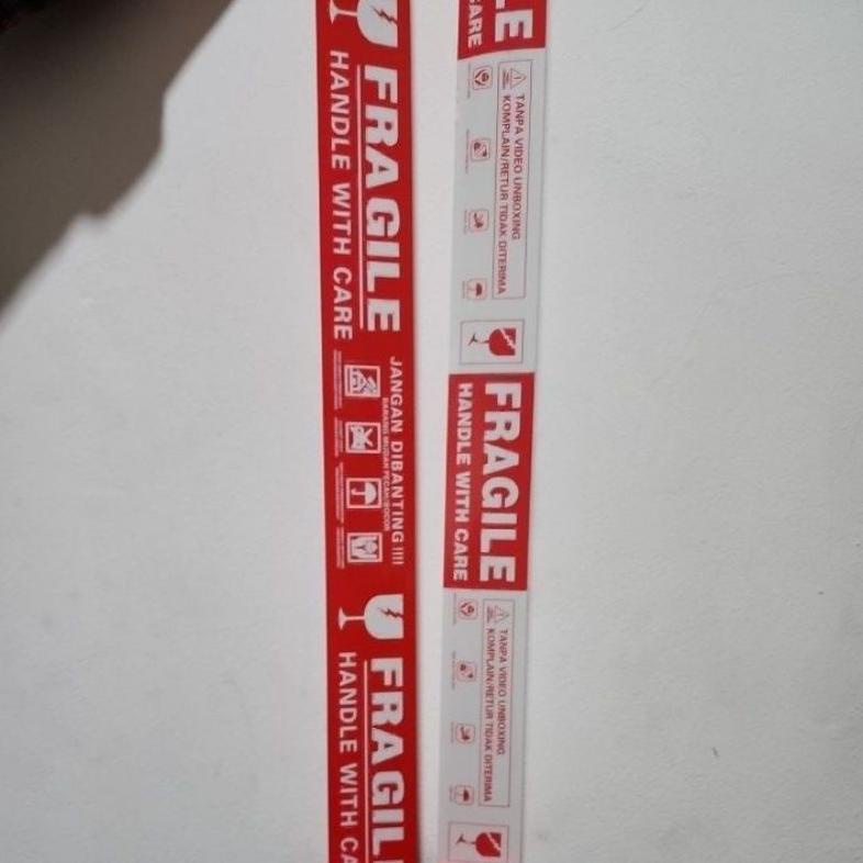 

Diskon Lakban Fragile 100 Yard Merah Murah | Jangan Dibanting | Handle With Care | - Coco Tape Premium 2 Inch (48Mm) 100 Yard