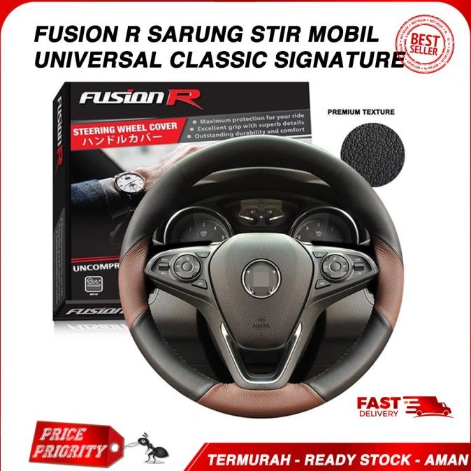 Cover Stir Mobil / Sarung Stir Fusion R Classic Signature Universal