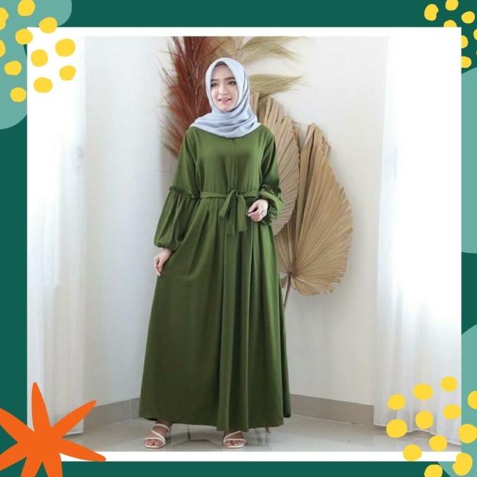 Baju Gamis Jumbo Wanita Rptifa Dress Fashion Muslim Xl Xxl Xxxl 5L