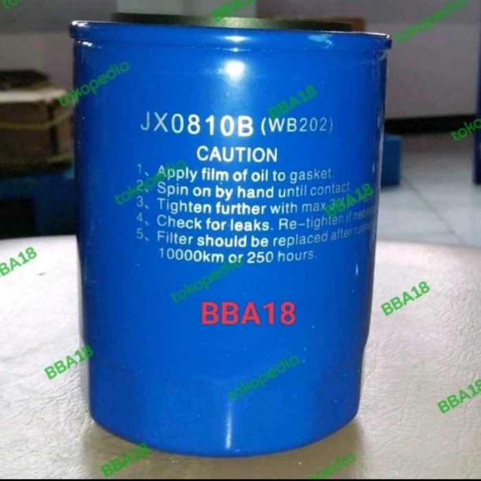 Terlaris Filter Oil Jx0810B ( Wb202 ) - Filter Oli Jx0810B - Saringan Oli