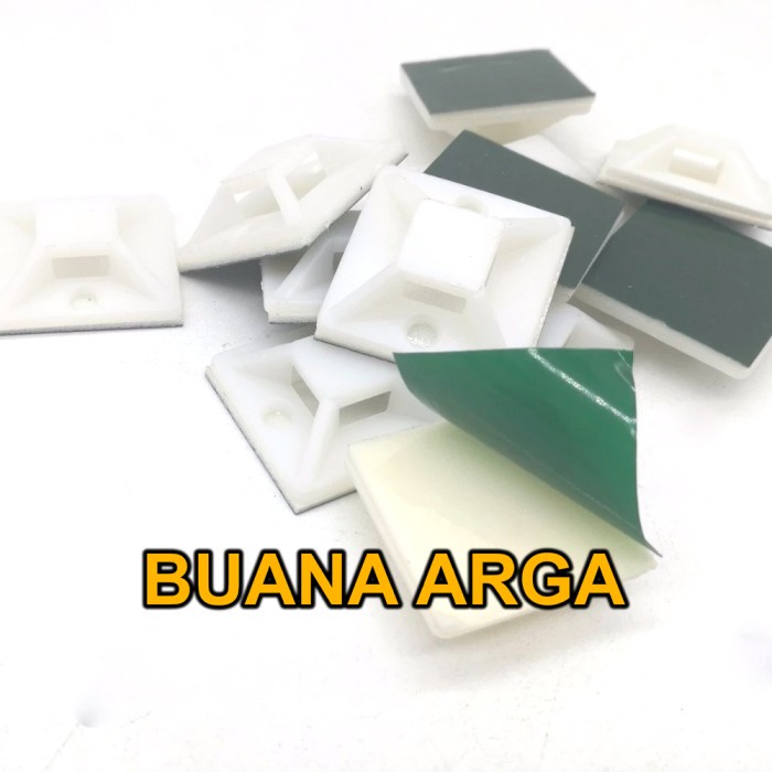 

Terlaris Fort Tie Mount Hc-25 Self Adhesive 25 X 25 Hc25 Kabel Ties 25X25