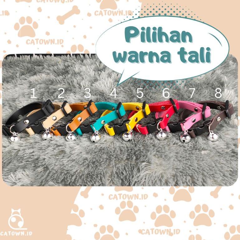 Terbaru D020-Kalung Kucing Free Custom Nama Liontin Bulat  Cat Collar Custom Kalung Hewan Gratis Tulis Nama Alamat Anti Hilang Murah Catown.Id Update 2023