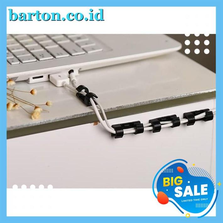 

KLIP PENJEPIT KABEL TV KOMPUTER GADGET WIRE CABLE ORGANIZER 20PC HIGHT QUALITY !!