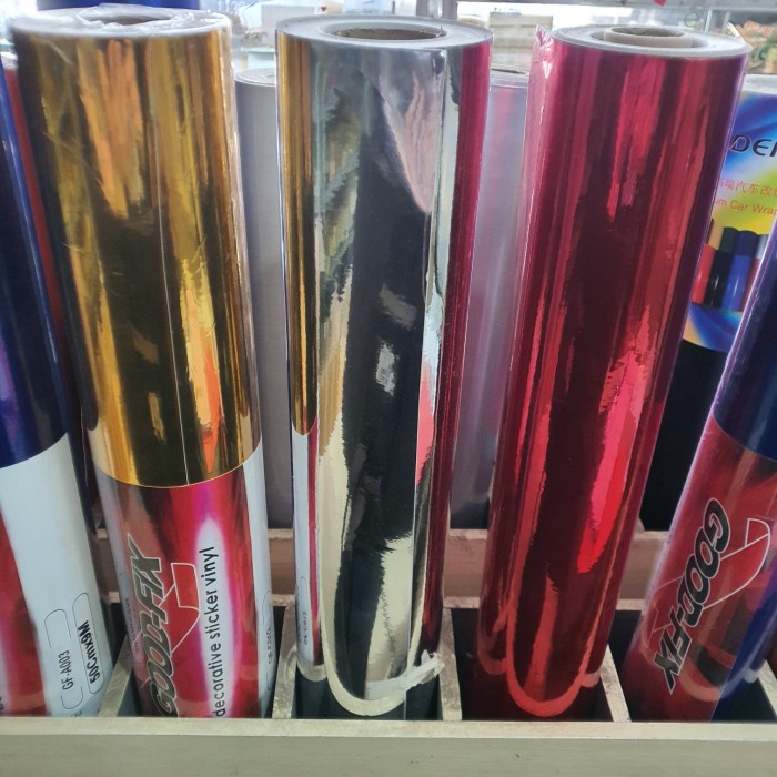 

Sticker Metalic Chrome GoodFix 50cm ( Meteran )