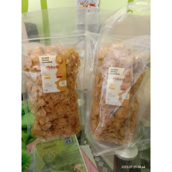 

KERIPIK PISANG CANVENDISH LUMER RASA ASIN ORI KEMASAN 500GR