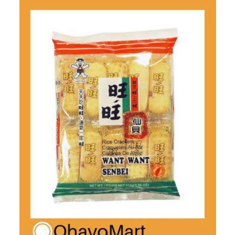 

Laris Want Want Senbei Rice Crackers/ Snack ringan/ kerupuk asin Diskon