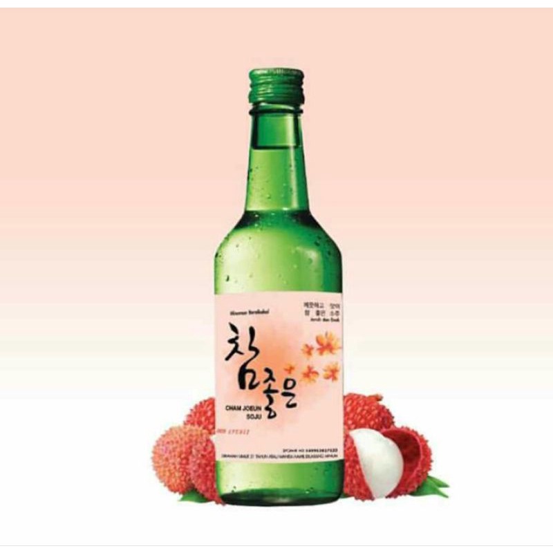 Chamjoeun Soju Grape Anggur 360 ml Soju Chamjoeun Cham joeun Anggur Soju Chamjoeun Grape anggur 360 ml Botol joeun anggur Cham anggur