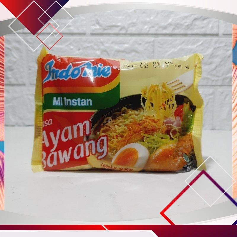 

Indomie Rasa Ayam Bawang 69gr .