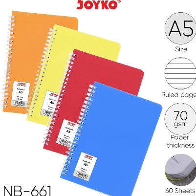 

♔ MM 10377 PROMO Joyko Buku ring A5 / Ring book A5 NB 661 ✓ ༮