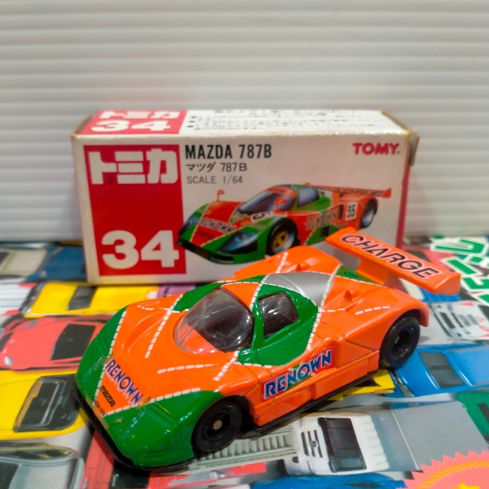 MUST HAVE TOMICA TOMY MERAH CHINA MAZDA 787B #34 TERBARU