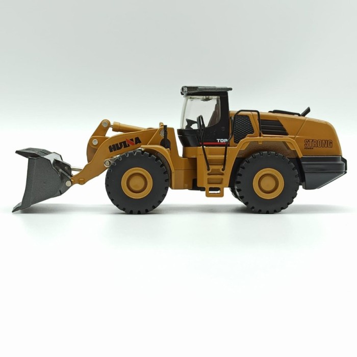 FLASH SALE DIECAST BULLDOZER METAL HUINA 1714-2 SCALE 1:50 HUINA TOYS DIE-CAST TERLARIS