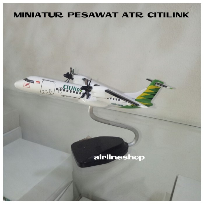 HOT SALE MINIATUR PESAWAT ATR CITILINK TERMURAH
