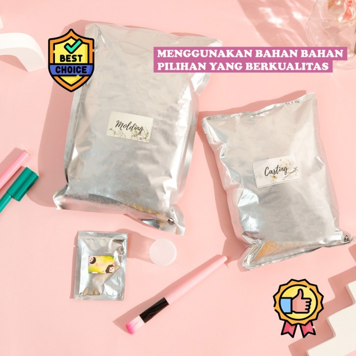 DISKON SPESIAL TERAPIK DIY HAND CASTING KIT COUPLE TERBARU